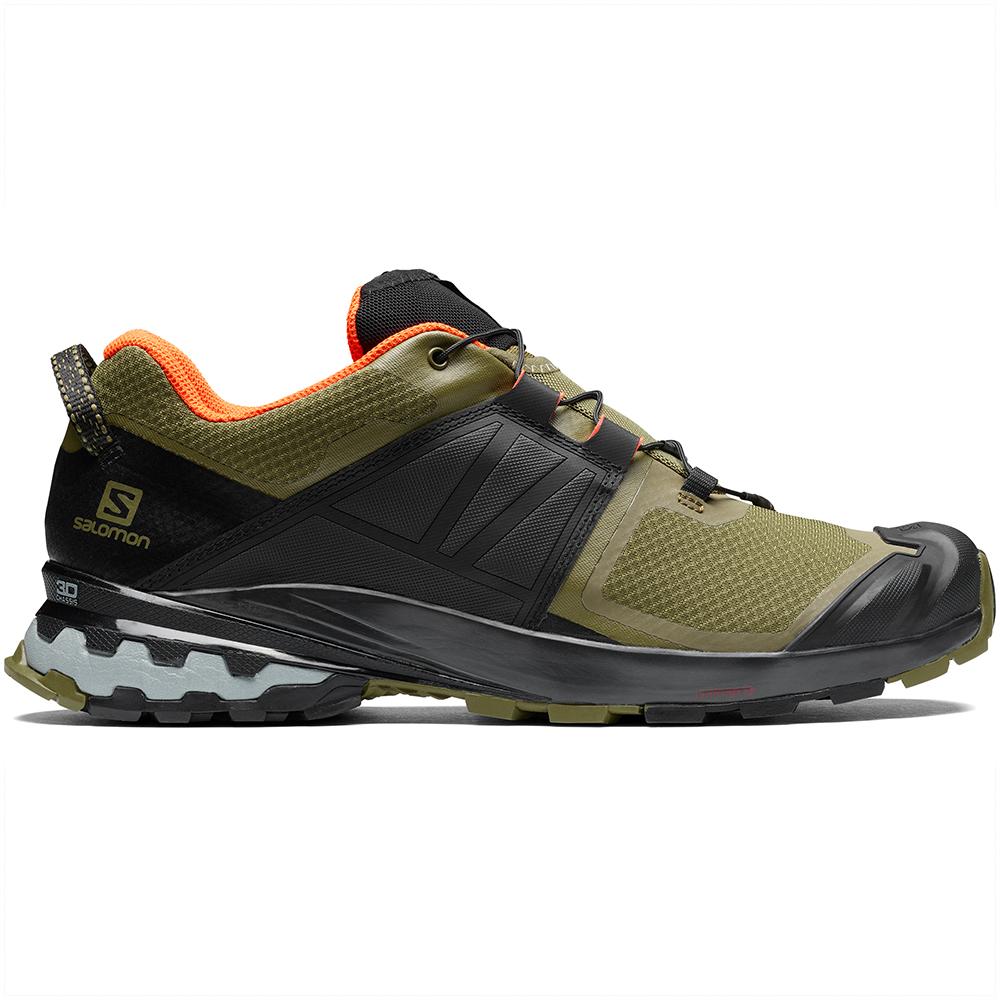 Zapatillas Trail Running Salomon Hombre Verde Oliva - Salomon Argentina XA WILD,691742-JQI